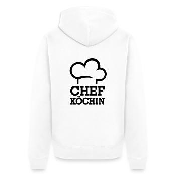 Cuisinier - Veste à capuche bio Premium Unisexe - blanc - Dos - Thijin (182cm)