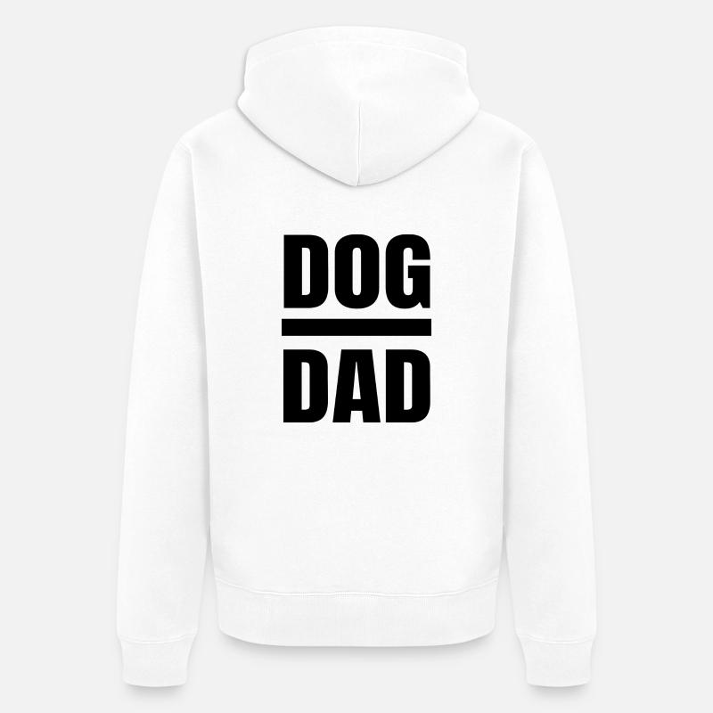 Hund Chien - Veste à capuche bio Premium Unisexe - blanc