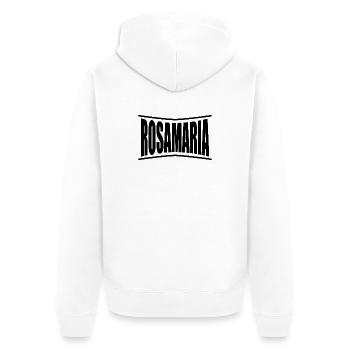 Tee shirt Rosamaria idée cadeau t-shirt - Veste à capuche bio Premium Unisexe - blanc - Dos - Thijin (182cm)