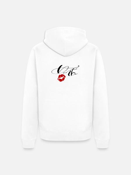Merci - Veste à capuche bio Premium Unisexe - blanc