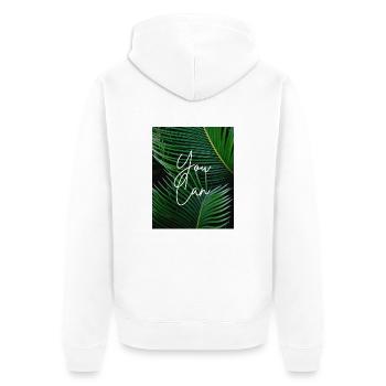 VOUS POUVEZ - Veste à capuche bio Premium Unisexe - blanc - Dos - Thijin (182cm)