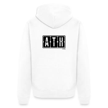 Athen, Athen, T-shirt Athens Souvenir - Veste à capuche bio Premium Unisexe - blanc - Dos - Thijin (182cm)