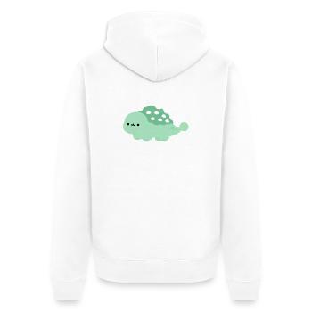 Ankylosaurus Annie - Veste à capuche bio Premium Unisexe - blanc - Dos - Thijin (182cm)