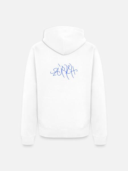 The Ultimate Zurich T-Shirt - Unisex Premium Organic Zip Hoodie - white