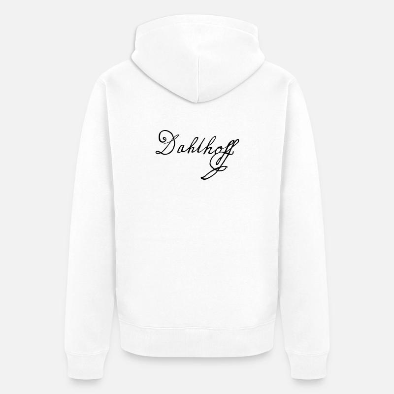 Dahlhoff - Unisex Premium Bio Zip Hoodie - Weiß