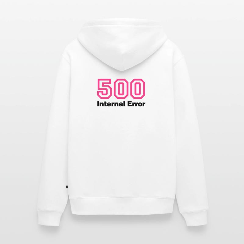 Error 500 Internal Error Unisex Premium Bio Zip Hoodie