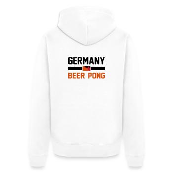 Allemagne Beer Pong - Veste à capuche bio Premium Unisexe - blanc - Dos - Thijin (182cm)