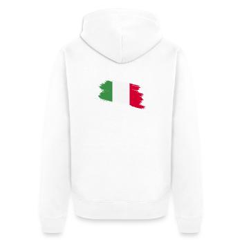 Italie - Veste à capuche bio Premium Unisexe - blanc - Dos - Thijin (182cm)