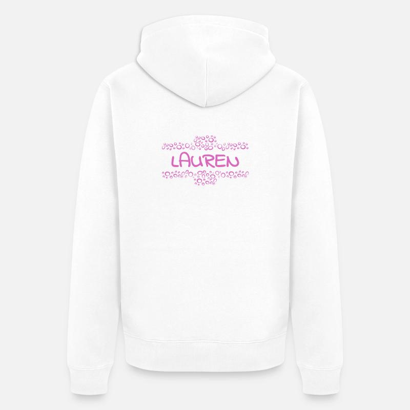 Bébé Lauren - Veste à capuche bio Premium Unisexe - blanc