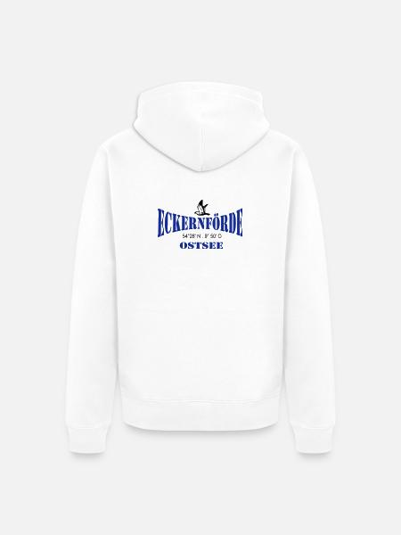 Eckernförde Ostsee ...(25) - Unisex Premium Bio Zip Hoodie - Weiß