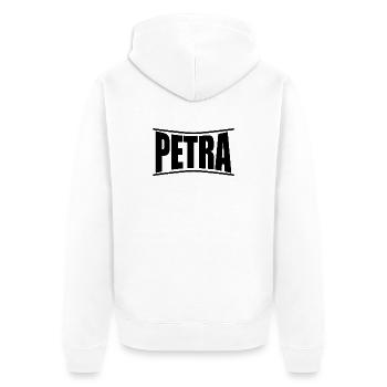 Petra t-shirt t-shirt idée cadeau - Veste à capuche bio Premium Unisexe - blanc - Dos - Thijin (182cm)