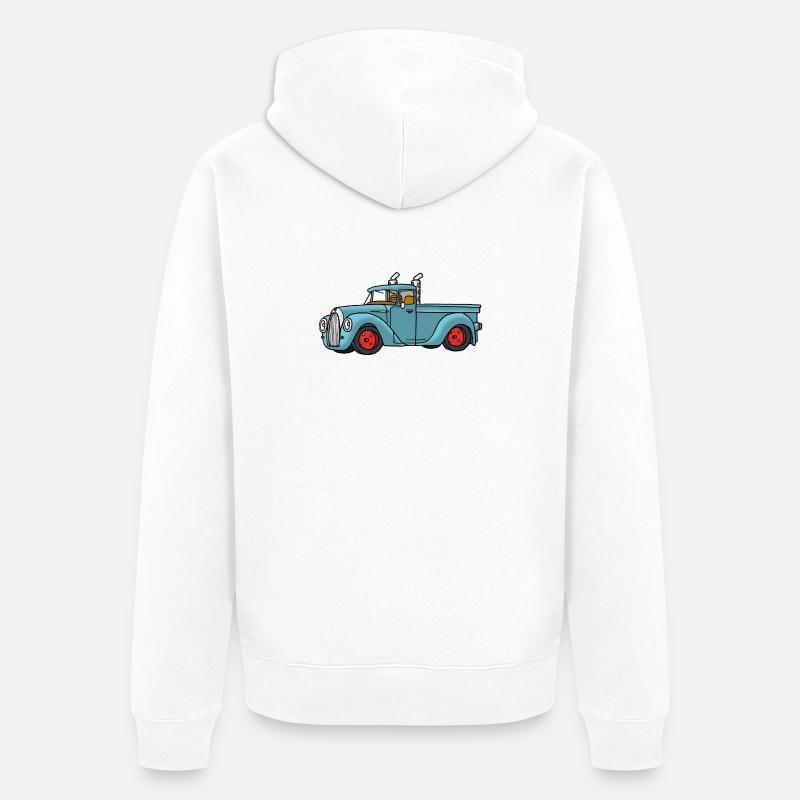 Prendre - Veste à capuche bio Premium Unisexe - blanc