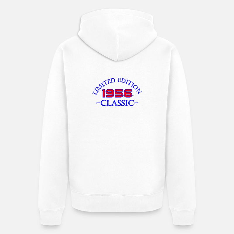 Classique Limité 1956 - Veste à capuche bio Premium Unisexe - blanc