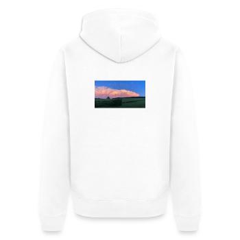 Image de nuage - Veste à capuche bio Premium Unisexe - blanc - Dos - Thijin (182cm)