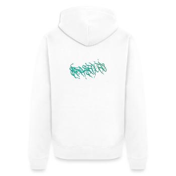 Strasbourg Graffiti Souvenir - Veste à capuche bio Premium Unisexe - blanc - Dos - Thijin (182cm)