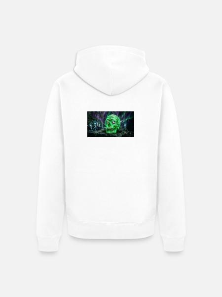 Halloween - Unisex Premium Bio Zip Hoodie - Weiß