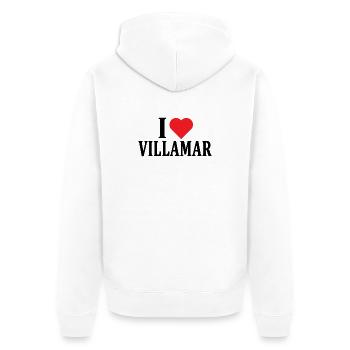 T-shirt J’adore Villamar t-shirt Sardaigne - Veste à capuche bio Premium Unisexe - blanc - Dos - Thijin (182cm)