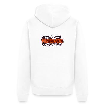 Logo du graffiti de la Voie lactée - Veste à capuche bio Premium Unisexe - blanc - Dos - Thijin (182cm)