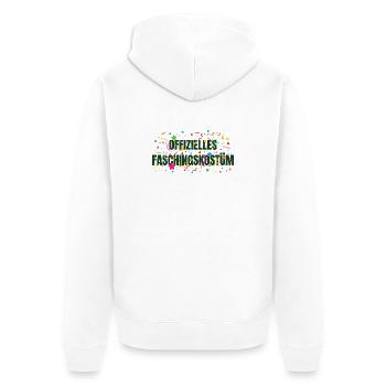 Costume officiel de carnaval - Veste à capuche bio Premium Unisexe - blanc - Dos - Thijin (182cm)