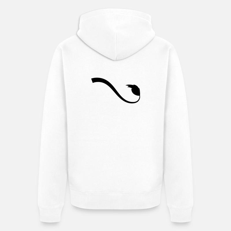 Queue de lion - Veste à capuche bio Premium Unisexe - blanc