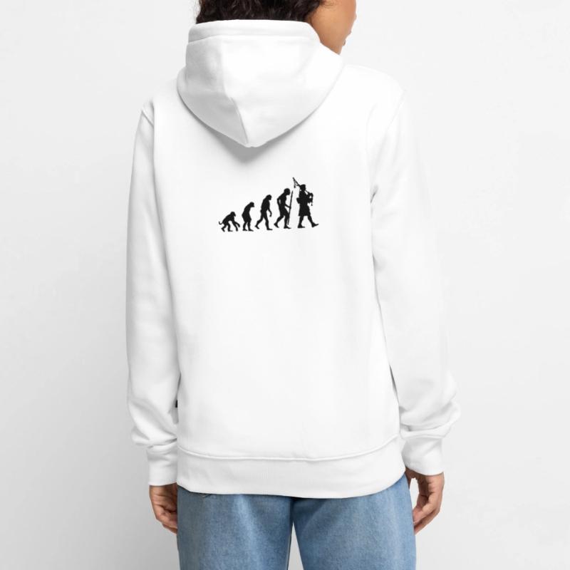 Evolution Pipebag Veste à capuche bio Premium Unisexe