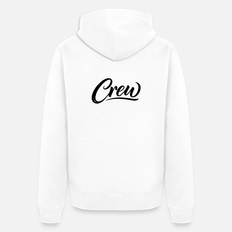 équipage - Veste à capuche bio Premium Unisexe - blanc