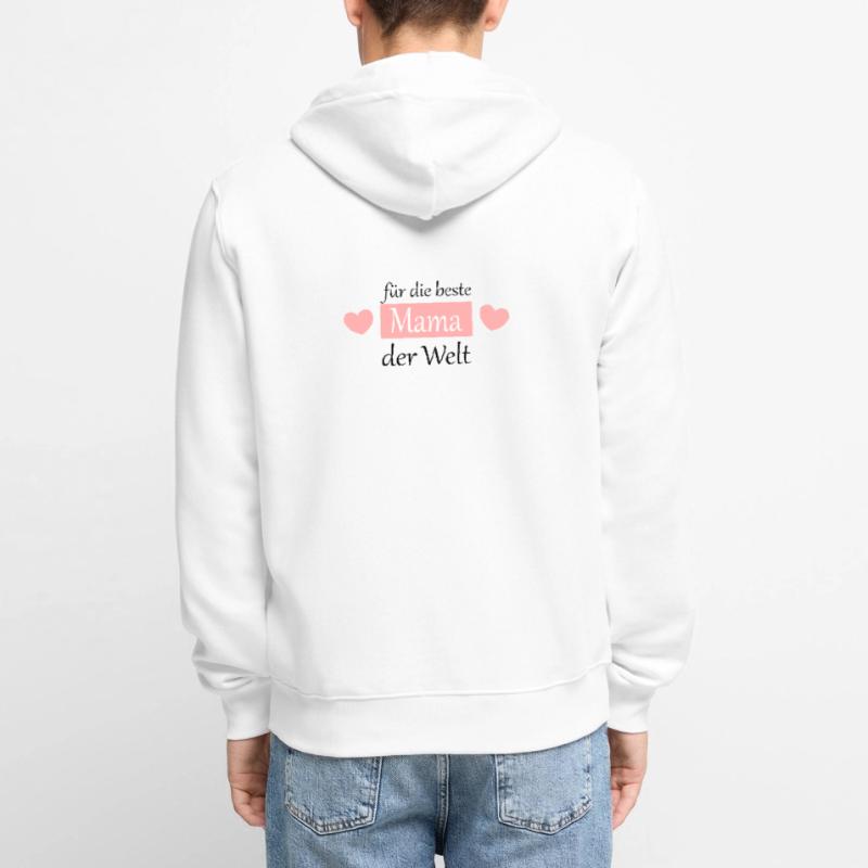Muttertags Geschenk Mutter Muttertag Geschenkidee  Unisex Premium Bio Zip Hoodie