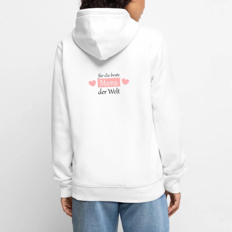 Muttertags Geschenk Mutter Muttertag Geschenkidee  Unisex Premium Bio Zip Hoodie