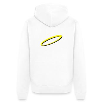 Aureole - Veste à capuche bio Premium Unisexe - blanc - Dos - Thijin (182cm)