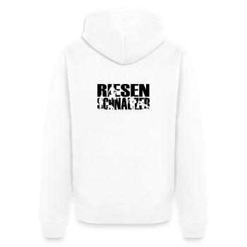 IPO Riesenschnauzer Schutzhund - Unisex Premium Bio Zip Hoodie - Weiß - Hinten - Thijin (182cm)