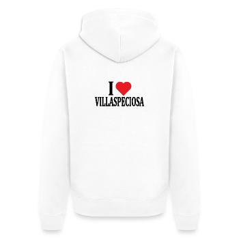 t-shirt J’adore Villaspeciosa t-shirt Sardaigne - Veste à capuche bio Premium Unisexe - blanc - Dos - Thijin (182cm)