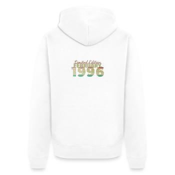 Édition limitée du 30e anniversaire (SCR) 02/1996 - Veste à capuche bio Premium Unisexe - blanc - Dos - Thijin (182cm)