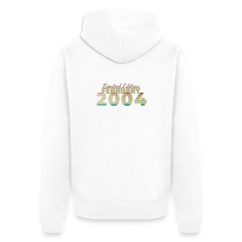 22e anniversaire Édition Limitée (SCR) 02/2004 - Veste à capuche bio Premium Unisexe - blanc - Dos - Thijin (182cm)