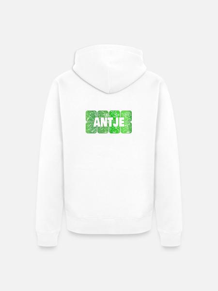 Antje - Veste à capuche bio Premium Unisexe - blanc