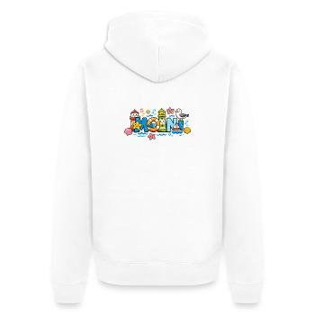 MOIN Seagull Phare Maritime Coloré - Veste à capuche bio Premium Unisexe - blanc - Dos - Thijin (182cm)