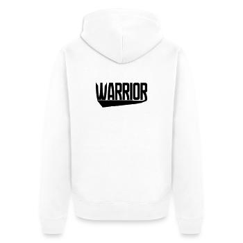 warrior fighter fighter viking Nordic sticker - Unisex Premium Organic Zip Hoodie - white - Back - Thijin (182cm)