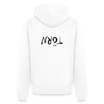 törn segeln skipper yacht boot - Unisex Premium Bio Zip Hoodie - Weiß - Hinten - Thijin (182cm)