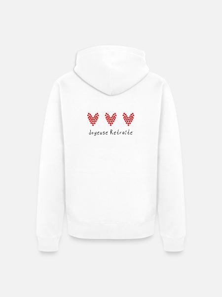 RETIREMENT. COLLEAGUE. RETIREMENT. RETIRED. RETIREMENT. - Unisex Premium Organic Zip Hoodie - white