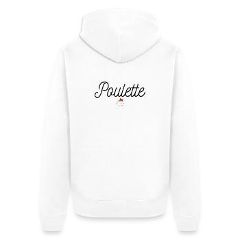 Küken Spitzname Henne süßes Geschenk Humor - Unisex Premium Bio Zip Hoodie - Weiß - Hinten - Thijin (182cm)