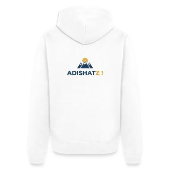 ADISHATZ! - Veste à capuche bio Premium Unisexe - blanc - Dos - Thijin (182cm)