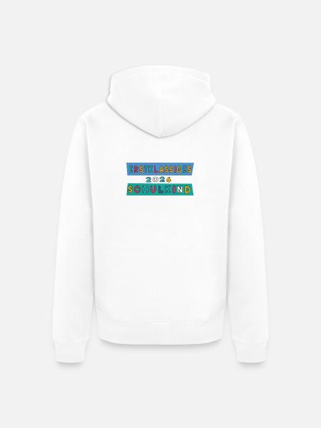 First-class schoolchild 2026 - Unisex Premium Organic Zip Hoodie - white