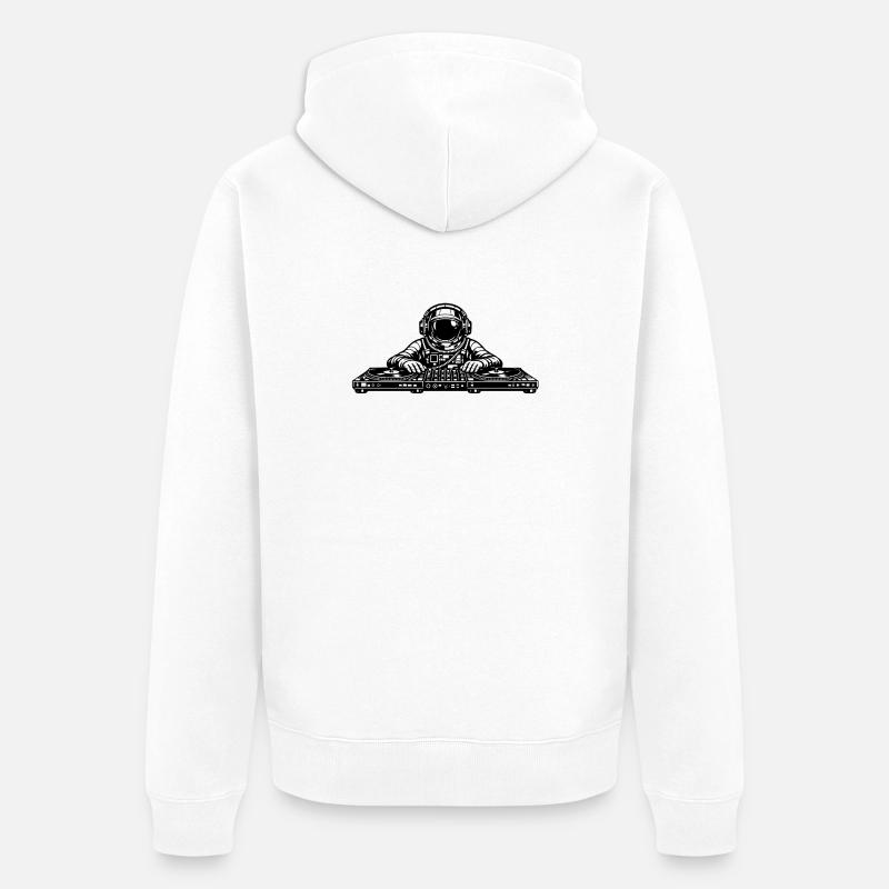 Cadet de l’espace - Veste à capuche bio Premium Unisexe - blanc