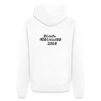 Graduation 2026 - Unisex Premium Organic Zip Hoodie - white - Back - Thijin (182cm)