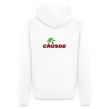 CRUSOE - Veste à capuche bio Premium Unisexe - blanc - Dos - Thijin (182cm)