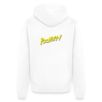Lemon Spray - Unisex Premium Organic Zip Hoodie - white - Back - Thijin (182cm)
