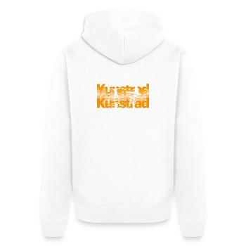Artistic cycling, artistic cycling, indoor cycling - Unisex Premium Organic Zip Hoodie - white - Back - Thijin (182cm)