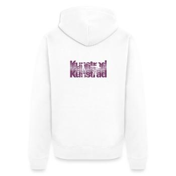 Kunstrad, Kunstradfahren, Hallenradsport - Unisex Premium Bio Zip Hoodie - Weiß - Hinten - Thijin (182cm)