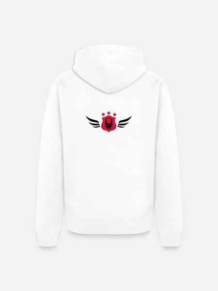 Railway Railwayman Cheminot Train Eisenbahn - Unisex Premium Organic Zip Hoodie - white