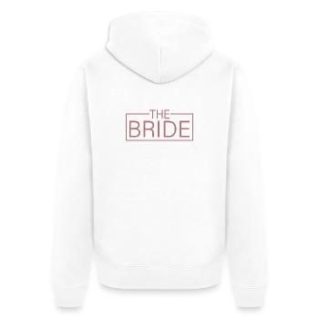 The Bride - Cool Matching Engagement Nappe - Veste à capuche bio Premium Unisexe - blanc - Dos - Thijin (182cm)