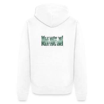 Kunstrad, Kunstradfahren, Hallenradsport - Unisex Premium Bio Zip Hoodie - Weiß - Hinten - Thijin (182cm)